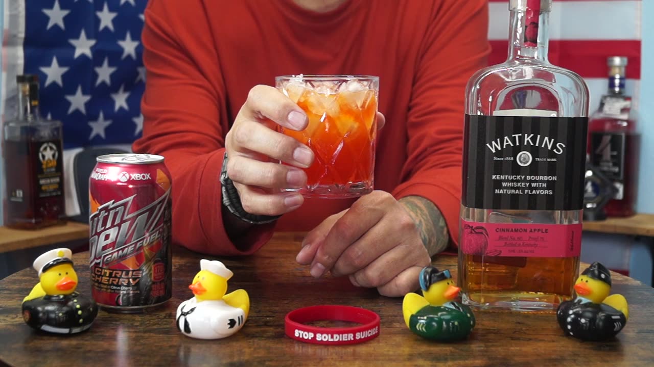 Floyd Hobbs - Watkins Cinnamon Apple Whiskey & Mtn Dew Game Fuel Cherry Citrus Soda