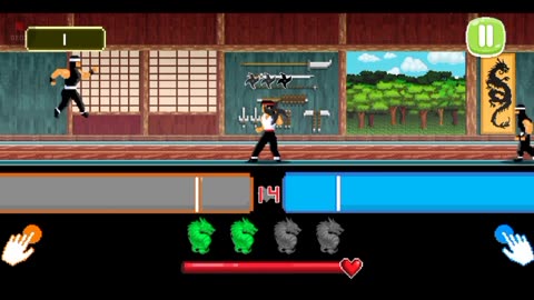 Kung Fu Fight: Beat Em' Up - gameplay Android Touchscreen Martial arts