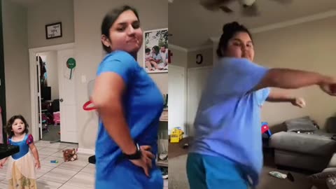 Compare her before and after weight loss