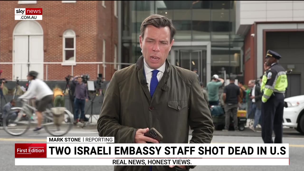 Two Israeli embassy staff shot dead in US