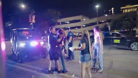 Crazy Street Brawl Erupts on 6th Street | Downtown Austin Fight Caught on Camera