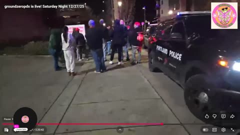 Counter protester agitates Antifa