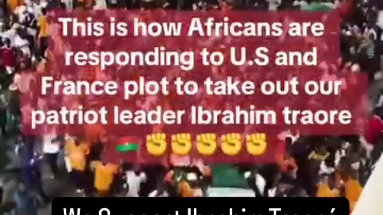Black American stand with Africa by any means necessary.