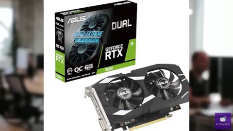 ASUS Dual NVIDIA GeForce RTX 3050 6GB OC Edition Gaming Graphics Card - PCIe 4.0
