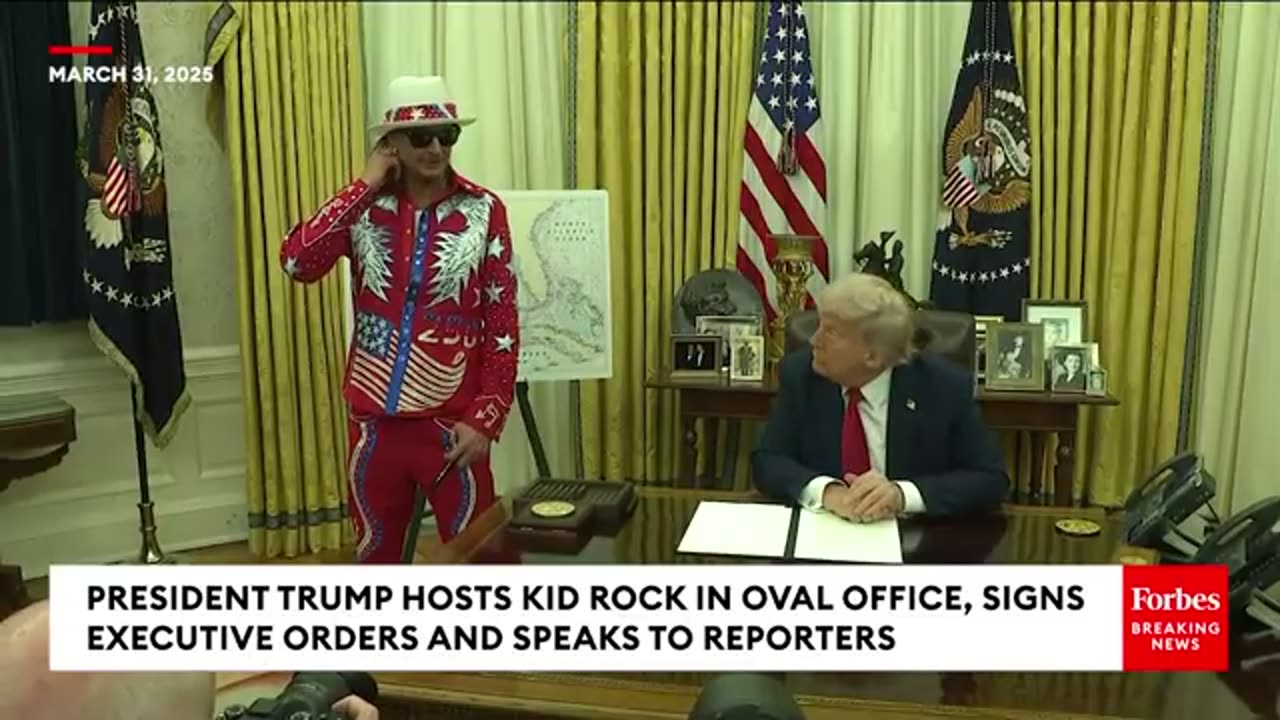 BREAKING NEWS: Trump—Flanked By Kid Rock—Signs Executive Order To Take On Ticket Fees, Scalpers