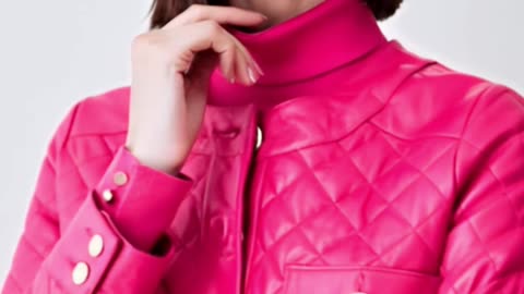 Pink Quilted. Tailored Softness with Street Backbone
