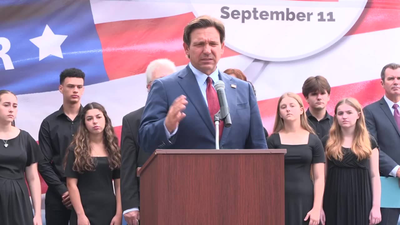 Governor DeSantis Delivers Remarks at Palm Harbor 9/11 Memorial Ceremony
