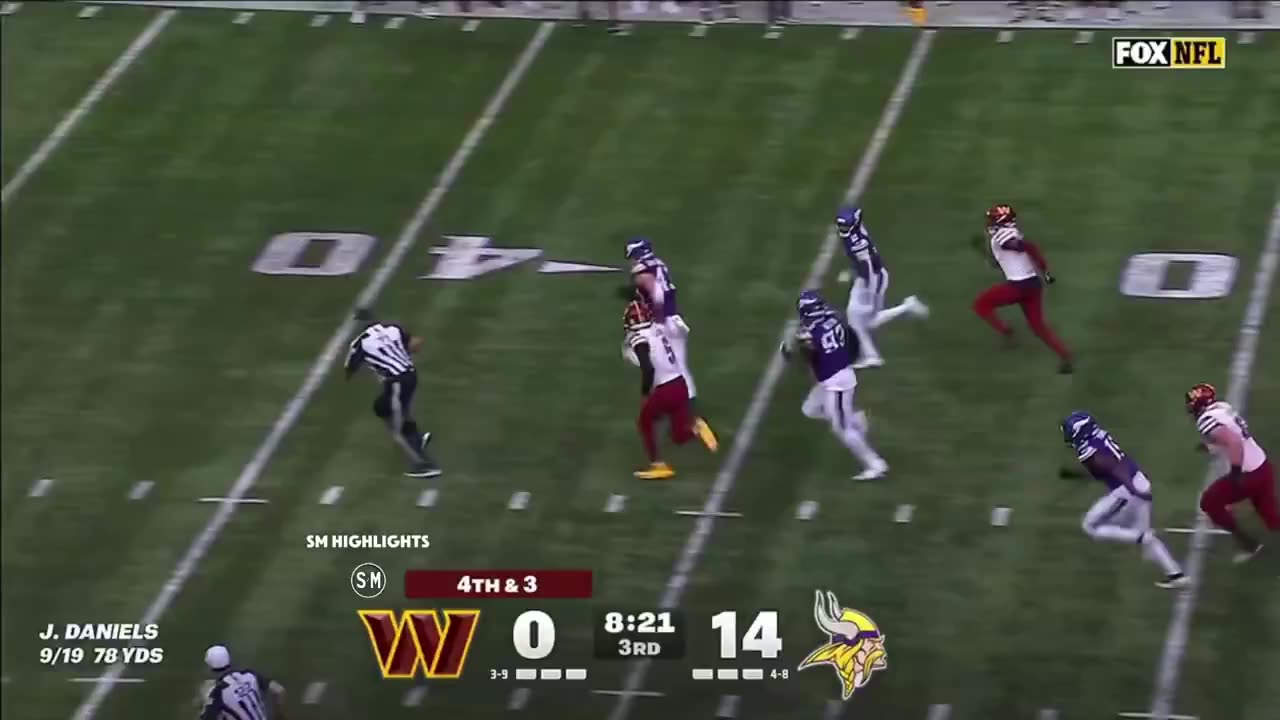 Commanders QB Jayden Daniels is questionable to return today due to a left elbow injury