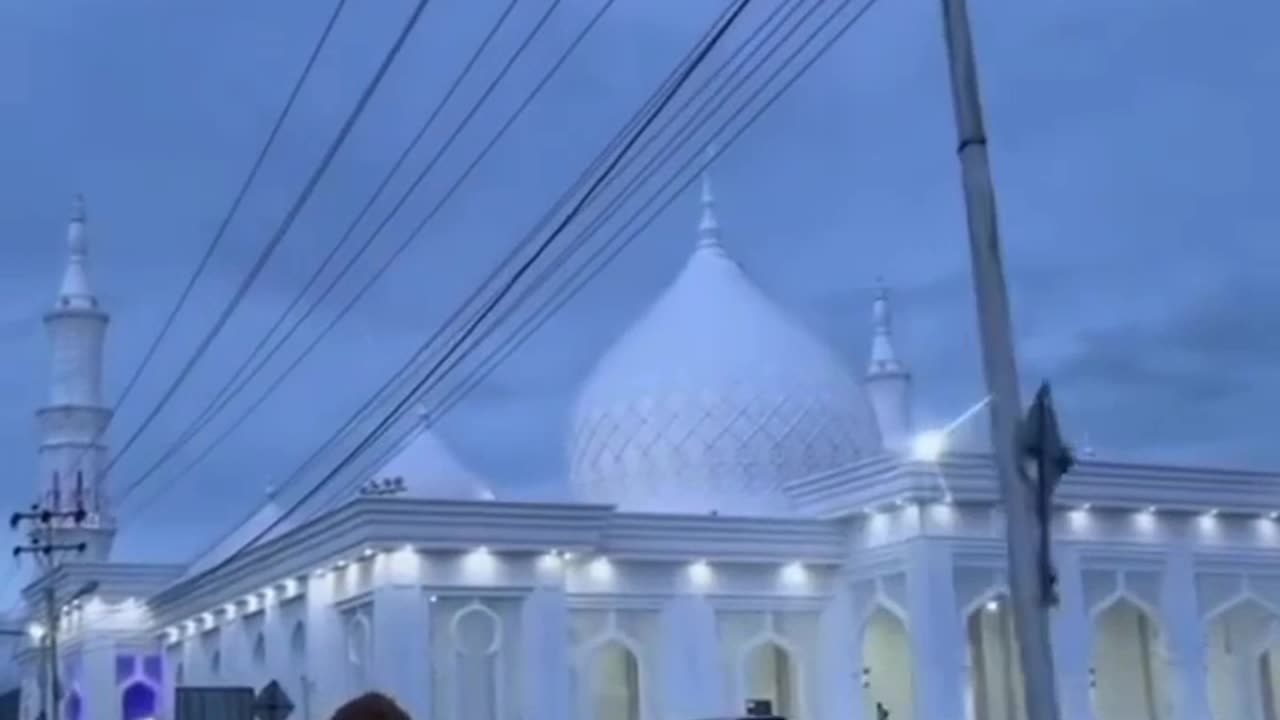 The melodious sound of the call to prayer