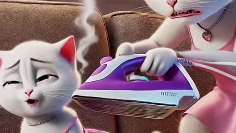 Mom_Cat_anger_to_Kitten_🙀😰#aicat_#cutecat_#catlover_#catcat#ai_#sadcat