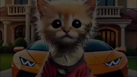 Cat going to rich