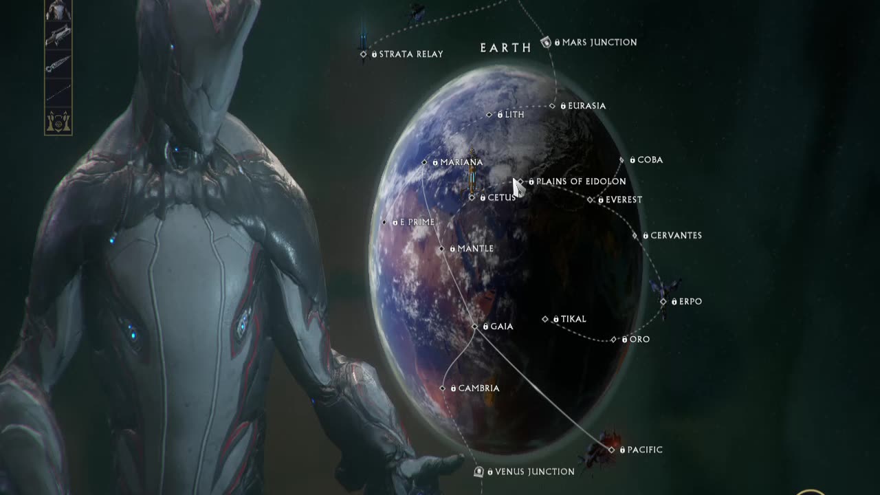 Warframe OBTAIN THE NAV SEGMENT mission