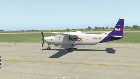 the Carenado Grand Caravan C208 FedEx Cargo on KDFW - Xplane 11 - 2025
