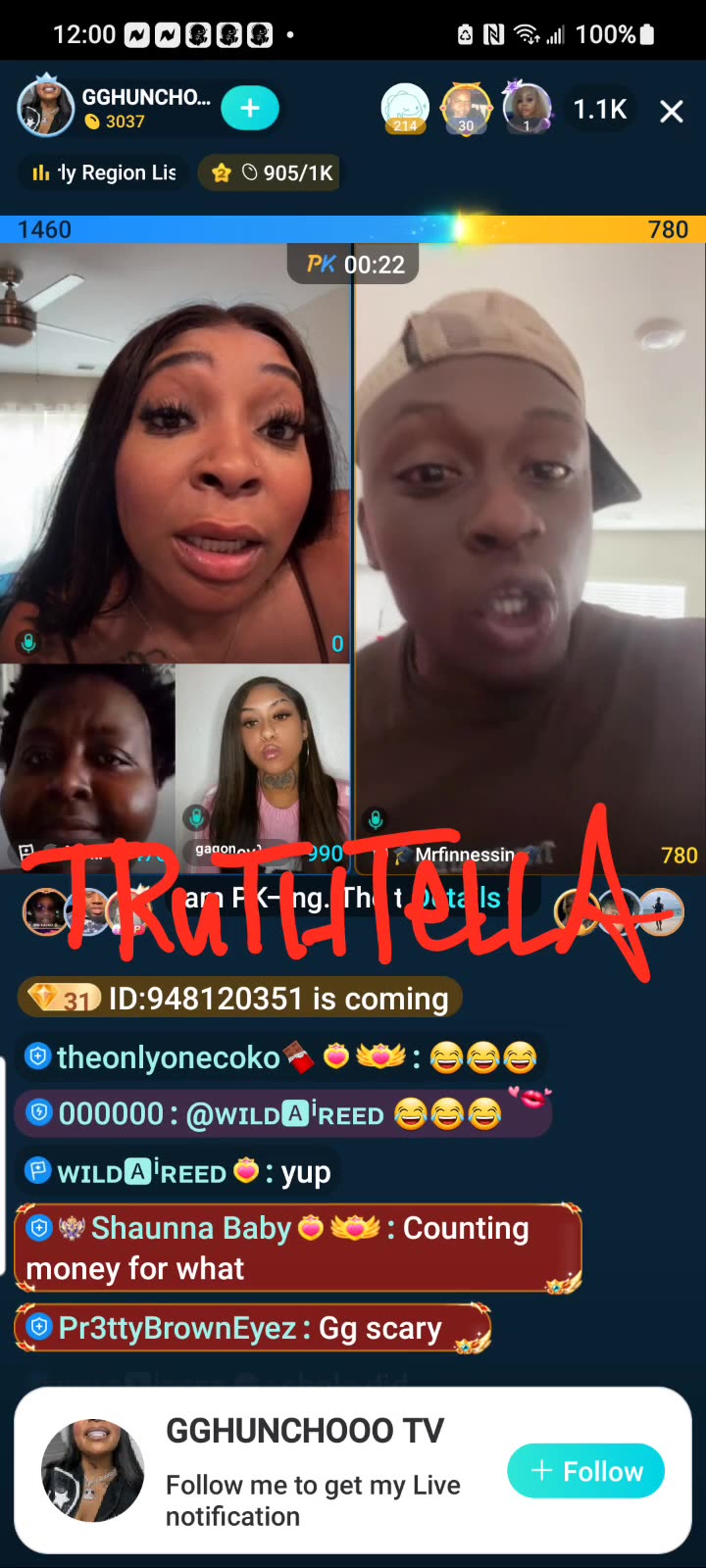 FINESSE, GGHUNCHO, NO CAP TEAM PK