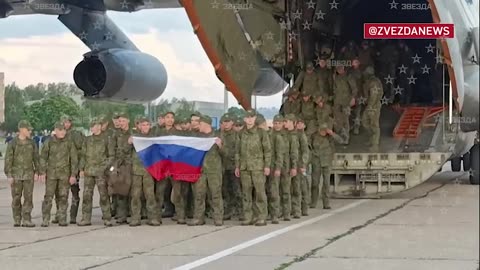 ✈️🛬 Ukraine Russia War | Russian Troops Return Home from Ukraine in Ilyushin Il-76 | RCF