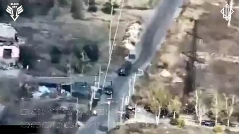 🛸💥 Ukraine Russia War | Ukrainian UAV Battalion Black Sky Destroys Russian Logistic Truck | RCF