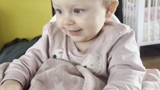 peek-a-boo with Mommy — Baby Kayla’s Adorable Reaction