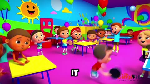 Playing Ping Pong | Fun Nursery Rhyme for Kids - Gingivite Kids