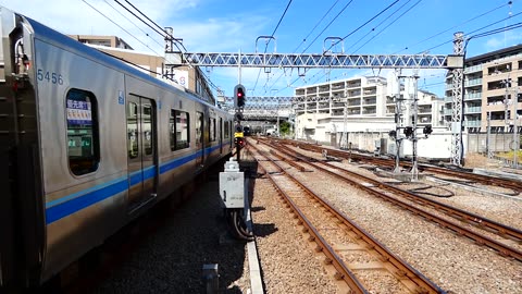 Odakyu line at the Mukogaoka-Yuen Station