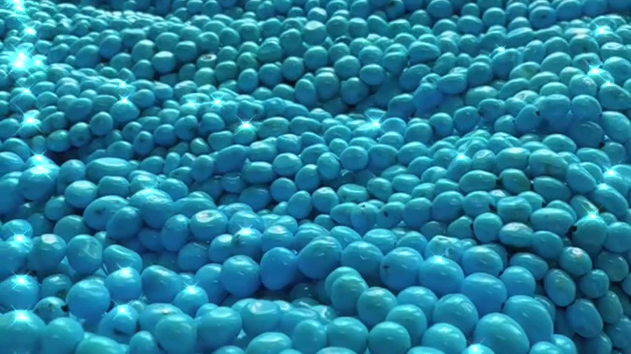 250522-5 Sleeping Beauty Turquoise Bead String: Wear the Ocean Mystery Home