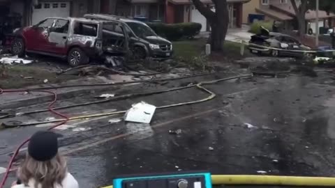 Multiple people are dead onboard a business jet that crashed into military family neighborhood in San Diego 🙏 5.22.25