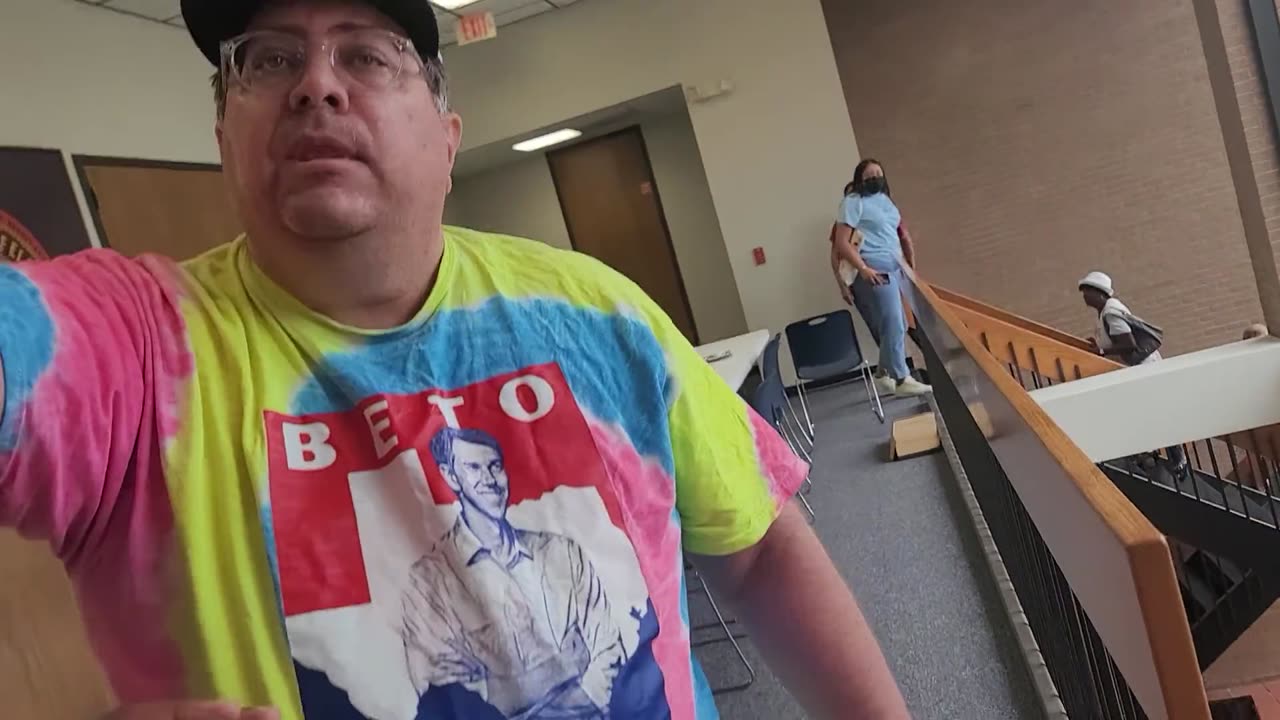 TRIGGERING BETO O ROURKE SUPPORTERS AND CRASHING THEIR EVENT