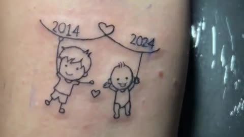 baby tattoo
