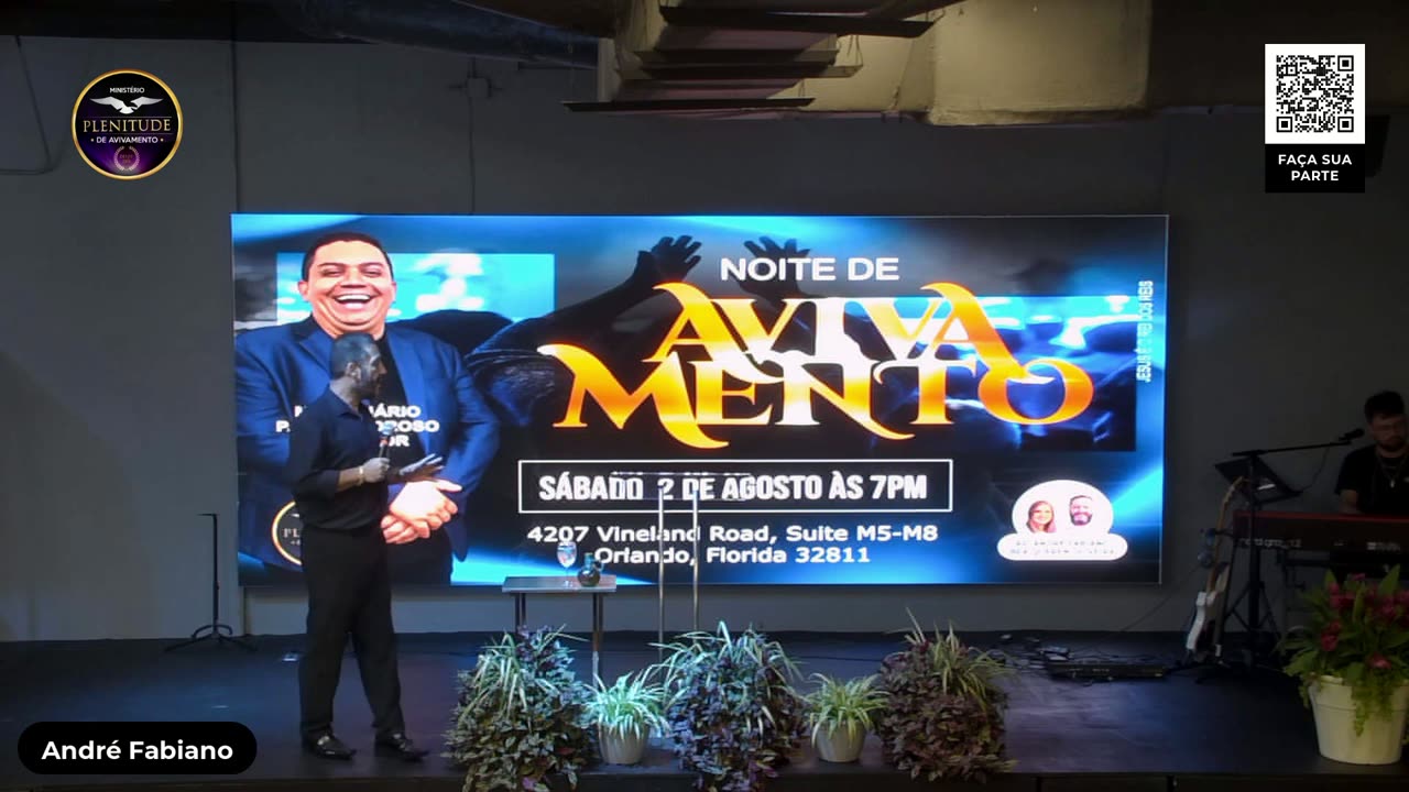 NOITE DE AVIVAMENTO EM ORLANDO COM PAULO PEDROSO!!!