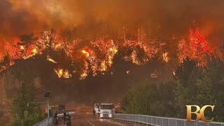 Greece: Wildfires continue to burn with danger mounting