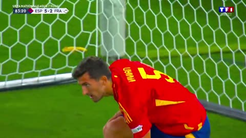 Spain 5-3 France | Vivian (OG)