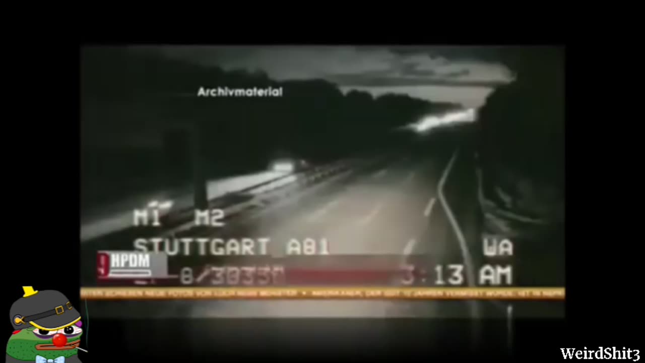 UFO Caught on CCTV in Germany