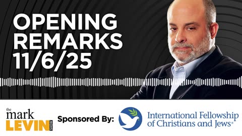 Mark's Opening Remarks - 11/6/25