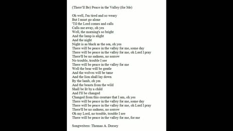 Before 2005 Peace In The Valley by SRM