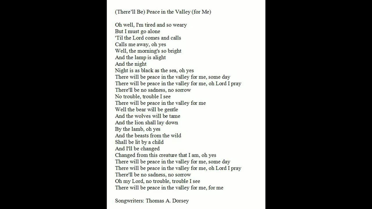 Before 2005 Peace In The Valley by SRM