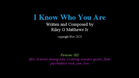 I Know Who You Are