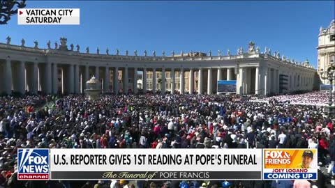 'HUGE BLESSING': US reporter describes 'overwhelming' 1st reading at Pope Francis' funeral