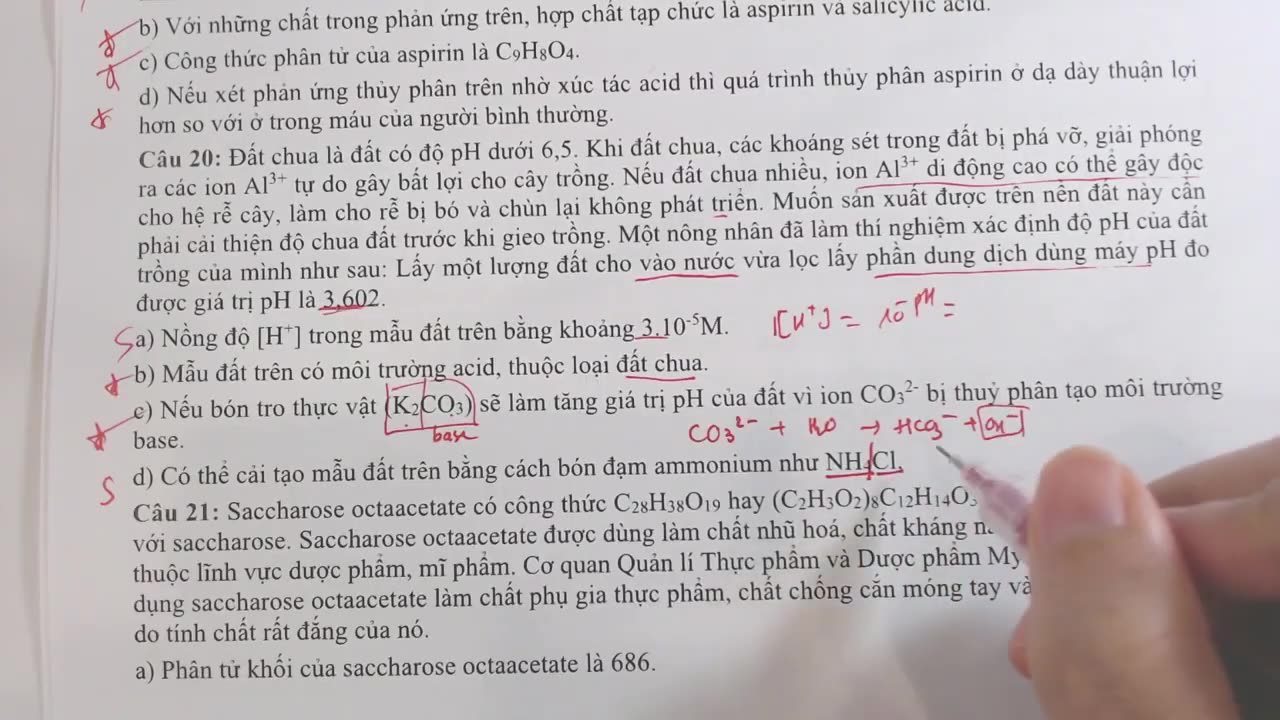 "VIDEO CHỮA ĐỀ THI THỬ SỞ LÀO CAI "