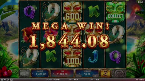 Tiki Goddess Big Wins on Slot
