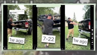 Fact Check: Video Does NOT Show Girl Pickaxing Holes In Dad's Truck After He Took Away Her Phone
