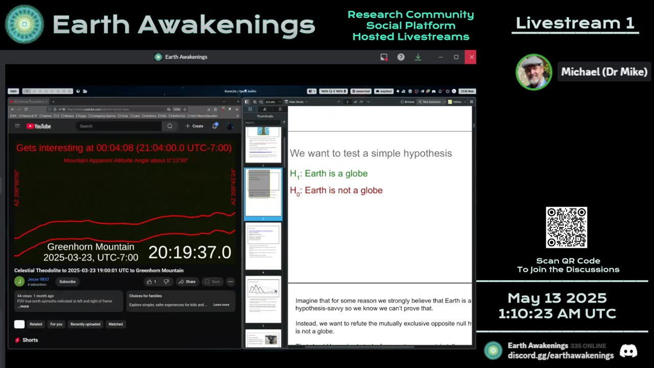 Earth Awakenings - Livestream 1 - #3166