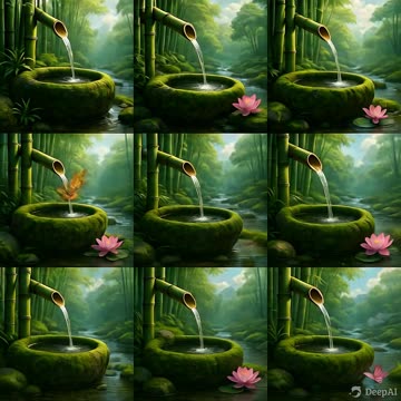 fonte de agua de bamboo 3