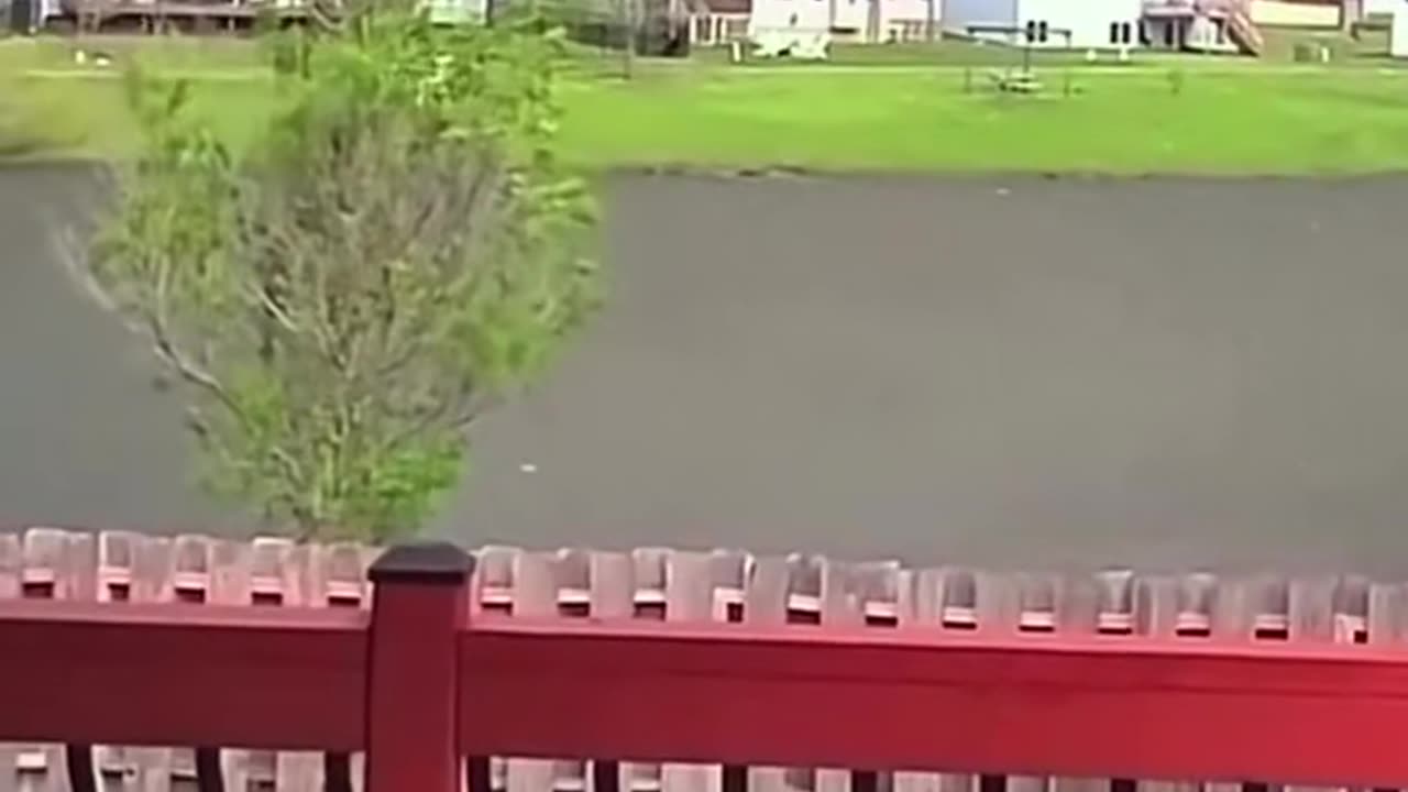 Strong tornado in Atlanta USA