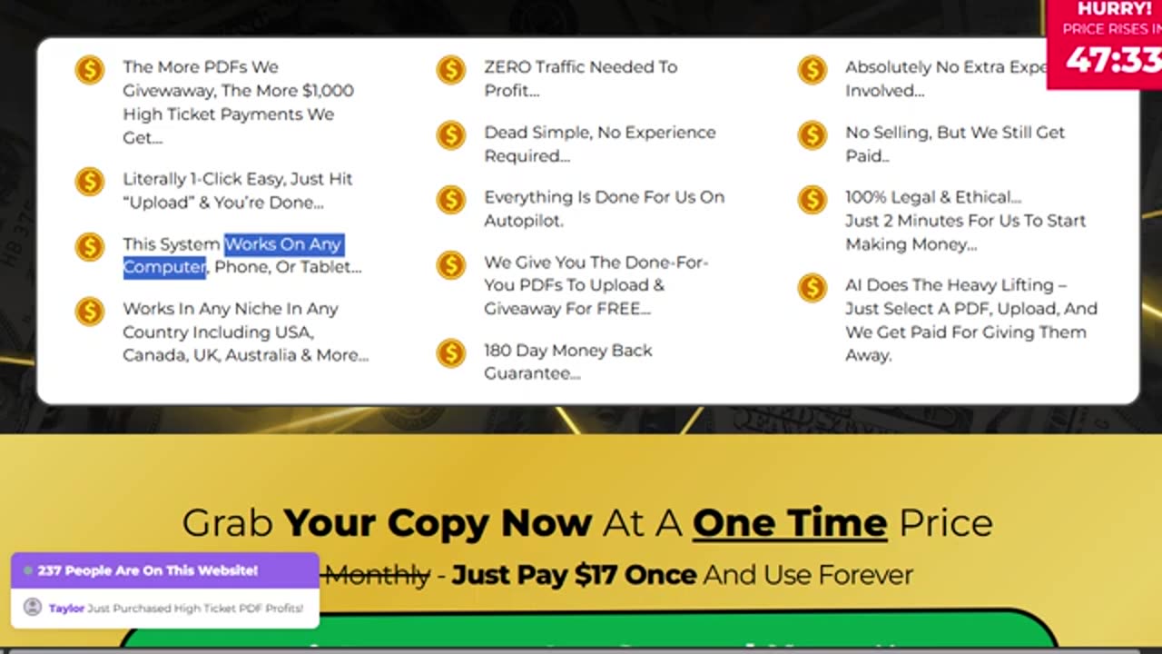 High Ticket PDF Profits Review — Can You Really Get Paid $1,000 to Give These Away?