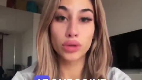 Lucia cries in pain because she was chased, insulted, harassed and beaten by fake Moroccan asylum