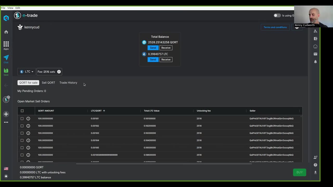 Coin Trading On Qortal
