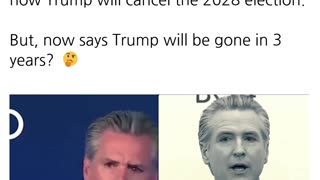 Shapeshifter Newsom: Dictatorship Scare → "Trump's Temporary"