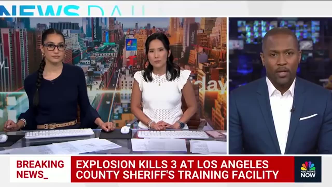Fatal explosion at Los Angeles County Sheriff's training facility