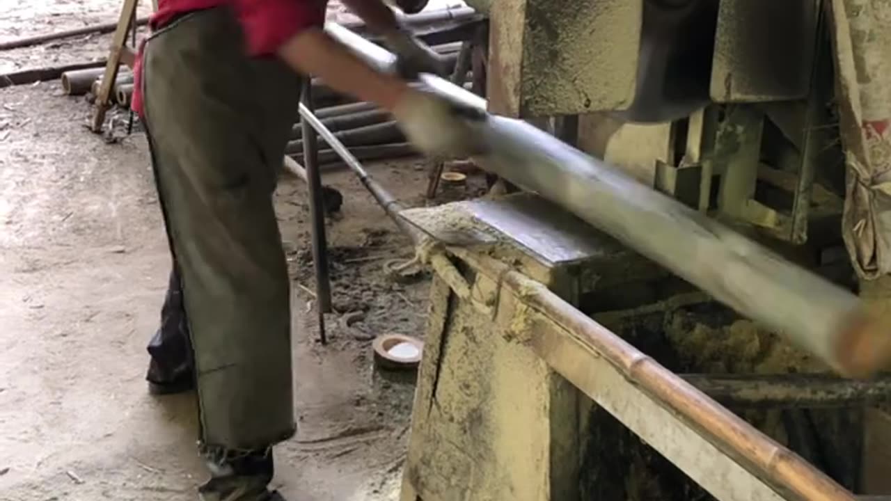 bamboo cutting machine