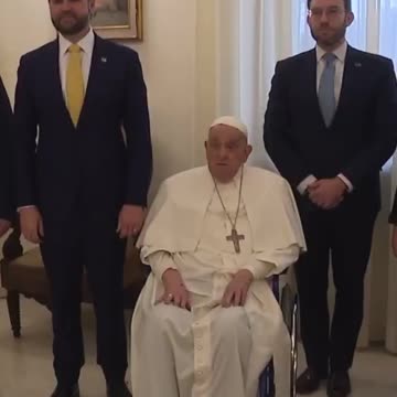 nQthing to see here - So the popes last public appearance was with JD Vance JD Vance was ...
