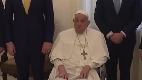 nQthing to see here - So the popes last public appearance was with JD Vance JD Vance was ...
